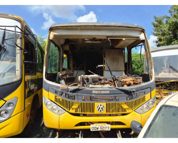 Foto de ONIBUS VW/15.190 EOD E.HD ORE, DIESEL, AMARELA, 2013/2013, CHASSI: 9532E82W7DR344125, RENAVAM: 00574352040, NO ESTADO EM QUE SE ENCONTRA. 
