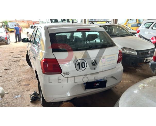 Foto de AUTOMOVEL VW/GOL 1.0L MC4, ALCOOL/GASOLINA, BRANCA, 2020/2021, CHASSI: ...31726, NO ESTADO EM QUE SE ENCONTRA. 