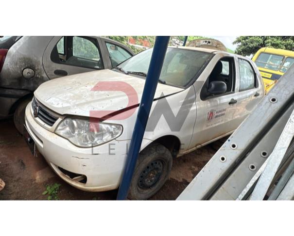 Foto de AUTOMOVEL FIAT/PALIO FIRE, ALCOOL/GASOLINA, BRANCA, 2014/2015, CHASSI: ...65065, NO ESTADO EM QUE SE ENCONTRA.