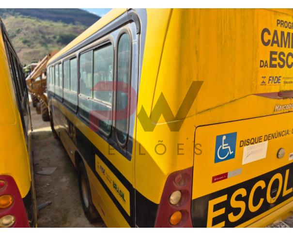 Foto de ONIBUS VW/15.190 EOD E.HD ORE, DIESEL, 2013/2014, AMARELA, CHASSI: 9532E82W9ER408246, RENAVAM: 00992300916, NO ESTADO EM QUE SE ENCONTRA.