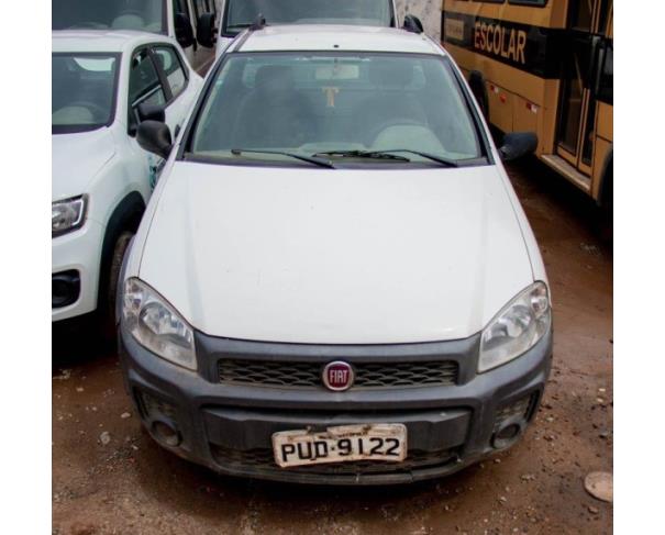 Foto de CAR/CAMINHONETE/C.ABERT FIAT/STRADA WORKING, ALCOOL/GASOLINA, 2014/2015,BRANCA, PLACA: PUD-9122, RENAVAM: 01011766393, CHASSI: 9BD578141F7833476, NO ESTADO EM QUE SE ENCONTRA.