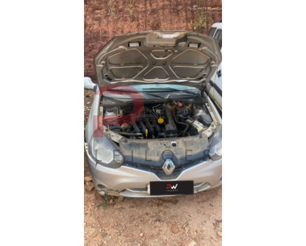 Foto de  AUTOMOVEL I/RENAULT CLIO EXP1016VH, 2015/2016, ALC/GASOL PRATA, CHASSI: ...67109, NO ESTADO EM QUE SE ENCONTRA.