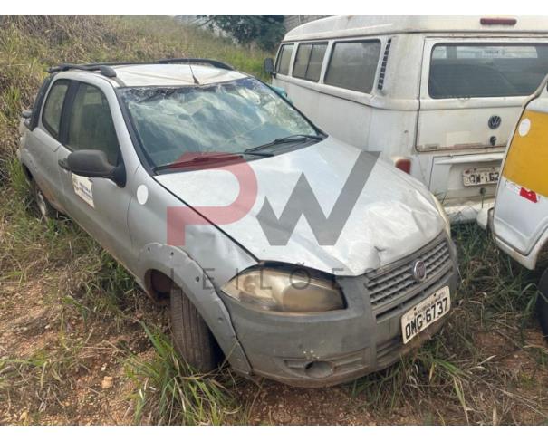 Foto de ESPECIAL / CAMINHONETE FIAT/STRADA WORKING CD, 2012/2013, ALC/GASOL, PRATA, PLACA OMG-6737, RENAVAM: 00486318761, CHASSI: 9BD27804MD7579734, NO ESTADO EM QUE SE ENCONTRA.