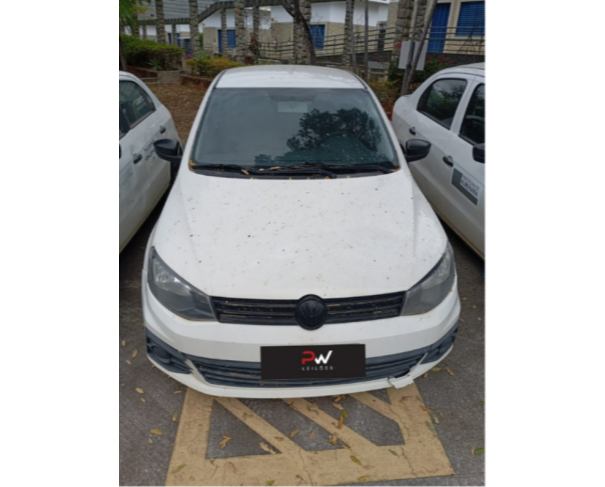 Foto de PAS/AUTOMOVEL VW/NOVO GOL TL MCV, ALCOOL/GASOLINA, BRANCA, 2017/2018, CHASSI: ...99742, NO ESTADO EM QUE SE ENCONTRA.
