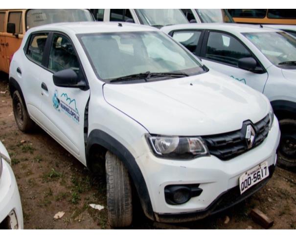 Foto de PAS/AUTOMOVEL  RENAULT/KWID LIFE 10 MT, ALCOOL/GASOLINA, 2018/2019, BRANCA, PLACA: QOO-5617, RENAVAM: 01155657044, CHASSI: 93YRBB008KJ401001, NO ESTADO EM QUE SE ENCONTRA.