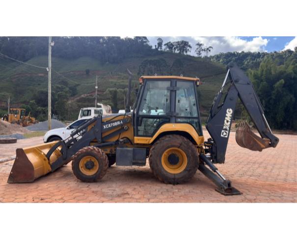 Foto de RETROESCAVADEIRA XCMG, XC870BR-I AMARELA, ANO 2024, Nº DE IDENT: XUG08703CRPA01938, NO ESTADO EM QUE SE ENCONTRA.