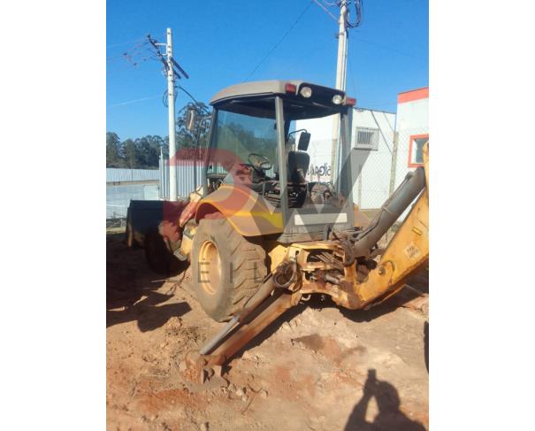 Foto de RETROESCAVADEIRA NEW HOLLAND LB110, NO ESTADO EM QUE SE ENCONTRA.