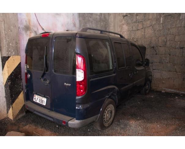Foto de PAS/AUTOMOVEL FIAT/DOBLO 1.4, ALCOOL/GASOLINA,  2011/2011, AZUL, PLACA: HLF-5981, RENAVAM: 00320847667, CHASSI: 9BD119107B1079732, NO ESTADO EM QUE SE ENCONTRA.