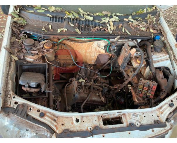 Foto de AUTOMOVEL FIAT/PALIO FIRE, ALCOOL/GASOLINA, BRANCA, 2014/2015, CHASSI: ...92980, NO ESTADO EM QUE SE ENCONTRA.
