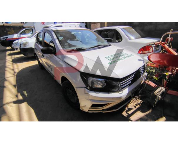 Foto de VW/GOL 1.6L MB5, ALCOOL/GASOLINA, BRANCA, 2020/2020, CHASSI: 9BWAB45U7LT106875, RENAVAM:122807819 , NO ESTADO EM QUE SE ENCONTRA.