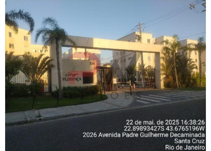 Imagem do imóvel RIO DE JANEIRO/RJ - APARTAMENTO - CONDOMINIO RESIDENCIAL VILLAGGIO FLORENÇA - RUA PROJETADA A N. 330 Apto. 302, BL 10 - SANTA CRUZ CAIXA ECONOMICA FEDERAL - LEILÃO ONLINE