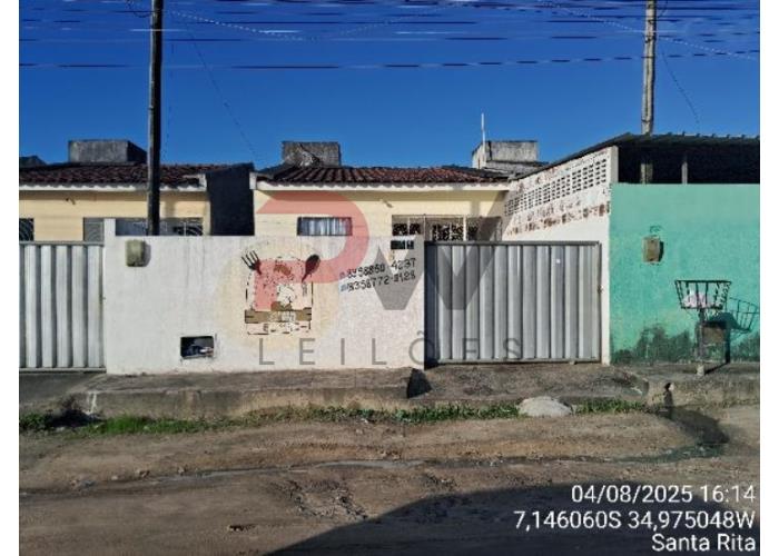 Imagem do imóvel SANTA RITA/PB - CASA - JARDIM EUROPA II - RUA ALICE ALVES DE FIGUEIREDO N. 161, QD 39 LT 32A - JD EUROPA II CAIXA ECONOMICA FEDERAL - LEILÃO ONLINE