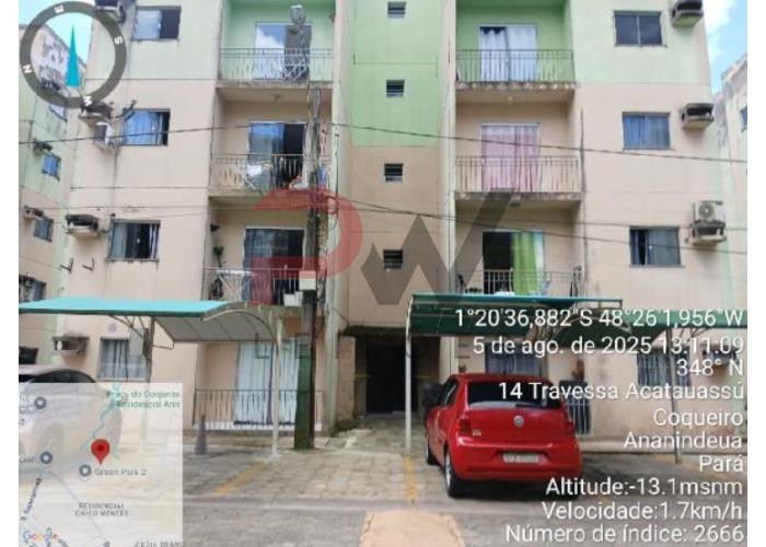 Imagem do imóvel ANANINDEUA/PA - APARTAMENTO - RESIDENCIAL GREEN PARK II - RODOVIA DO MARIO COVAS N. 640 Apto. 204, BL 17 PAV 2 - COQUEIRO CAIXA ECONOMICA FEDERAL - LEILÃO ONLINE