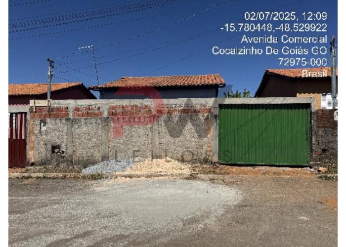 Imagem do imóvel COCALZINHO DE GOIAS/GO - CASA - LOTEAMENTO EDILANDIA II - VIA PÚBLICA N. SN, LT 15 QD 05 - EDILANDIA II CAIXA ECONOMICA FEDERAL - LEILÃO ONLINE