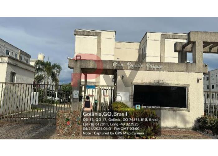 Imagem do imóvel GOIANIA/GO - APARTAMENTO - COND RES PARQUE GRAN ROYALLE - RUA 0045 N. SN Apto. 103, LT 01/12 QD 17/168/17/170 BL 07 PAV 01 - SETOR MORADA DO SOL CAIXA ECONOMICA FEDERAL - LEILÃO ONLINE