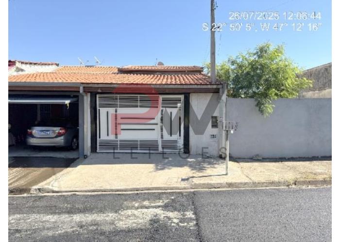 Imagem do imóvel SUMARE/SP - CASA - RUA JUSTINA FERREIRA DE CARVALHO N. 124, LT 19 B QD W - PARQUE SANTO ANTONIO (NOVA VENEZA) CAIXA ECONOMICA FEDERAL - LEILÃO ONLINE
