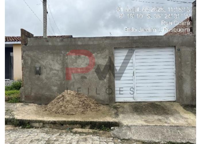 Imagem do imóvel BELO JARDIM/PE - CASA - LOT VILA DA SERRA - RUA LAUDICEIA PEREIRA DA PAZ N. 449, LT 363 QD L - MORADA NOBRE CAIXA ECONOMICA FEDERAL - LEILÃO ONLINE