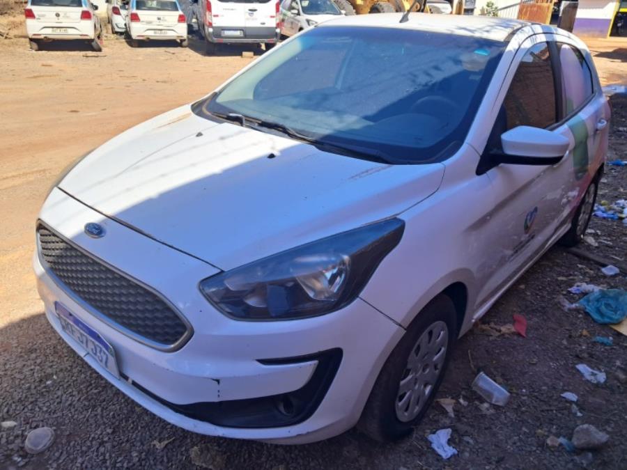 AUTOMOVEL FORD/KA SE 1.0 HA C, ALCOOL/GASOLINA, BRANCA, 2020/2021, CHASSI: 9BFZH55L4M8042104, RENAVAM: 01235816459, NO ESTADO EM QUE SE ENCONTRA.