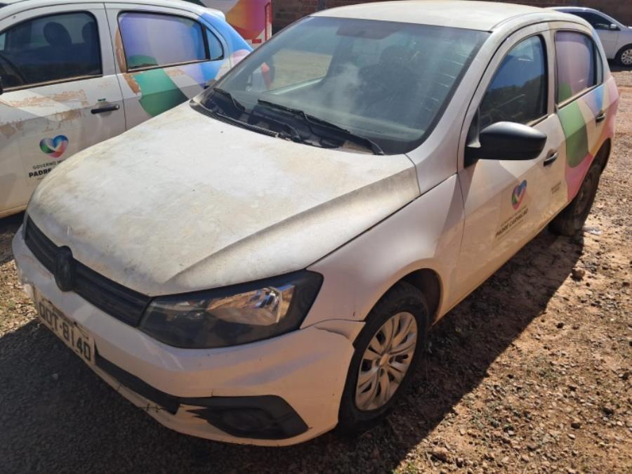 AUTOMOVEL VW/NOVO GOL TL MCV, ALCOOL/GASOLINA, BRANCA, 2018/2018, CHASSI: 9BWAG45U1JT152832, RENAVAM: 01158914064, NO ESTADO EM QUE SE ENCONTRA.