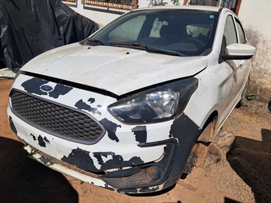 AUTOMOVEL FORD/KA SE 1.0 HA C, ALCOOL/GASOLINA, BRANCA, 2020/2021, CHASSI: 9BFZH55L3M8047794, RENAVAM: 01235815339, NO ESTADO EM QUE SE ENCONTRA.