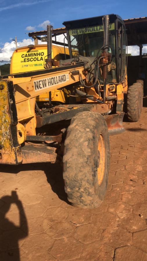 Foto de MOTONIVELADORA NEW HOLLAND, RG 140B VHP, AMARELA, ANO 2013, DIESEL, NO ESTADO EM QUE SE ENCONTRA.