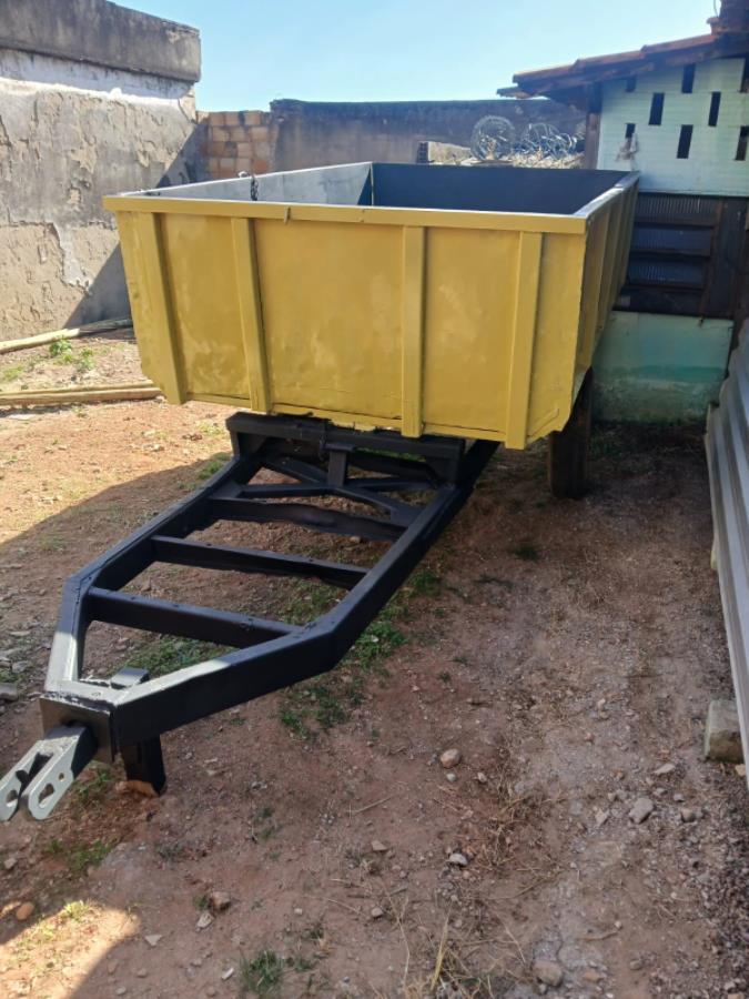 Foto de CARRETA AGRÍCOLA BASCULANTE, NO ESTADO EM QUE SE ENCONTRA.