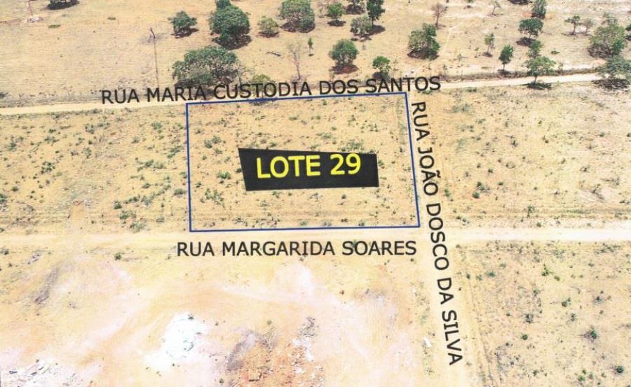 Imagem do imóvel IMÓVEL URBANO: Área Institucional. Um lote de terreno mediando 2.112.78m², denominado lote 186, "antigo lote 06", Quadra 006, setor 22, situado no Loteamento San Marino, Pompéu/MG, na Rua Margarida Soares "antiga rua 09", NO ESTADO EM QUE S
